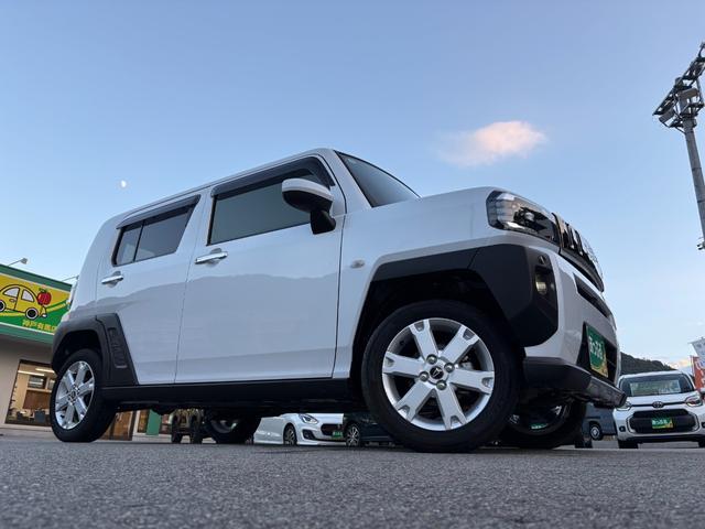 タフト G クロムベンチャー 4WD SDナビ バックカメラ ガラスルーフ スマートキー フロントシートヒーター 衝突軽減 クリアランスソナー アイドリングストップ LEDヘッドライト ルーフレール 純正15インチアルミ(18枚目)