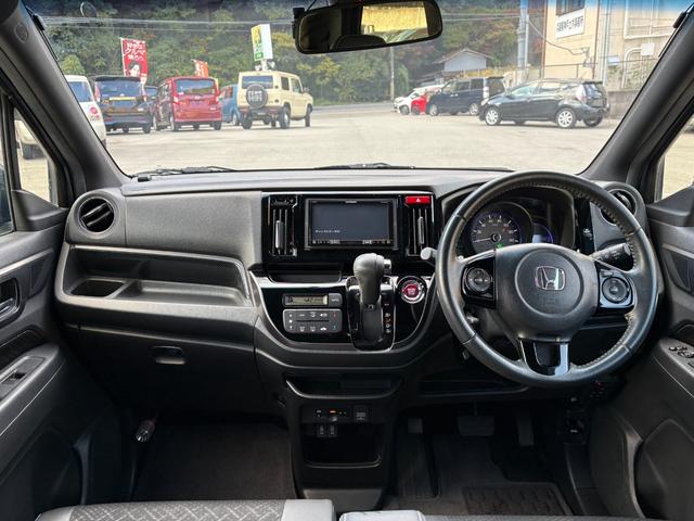 Ｎ－ＷＧＮカスタム Ｇ・ターボパッケージ　ターボ　パイオニアメモリーナビ　バックカメラ　ドラレコ　ステリモ　ＥＴＣ　スマートキー　レーダークルーズ　衝突軽減　ＨＩＤ　フォグ　オートライト　ハーフレザーシート　純正１４インチアルミ（15枚目）