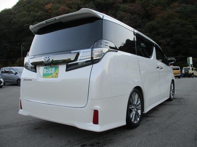 ヴェルファイア ２．５Ｚ　Ａエディション　ゴールデンアイズ　純正１０インチＳＤナビ　純正フリップダウンリアモニター　両側パワスラ　パワーバックドア　スマートキー　電子パーキング　オートホールド　クリアランスソナー　ＬＥＤライト　バックカメラ　ＢＬＩＴＺ車高調（8枚目）
