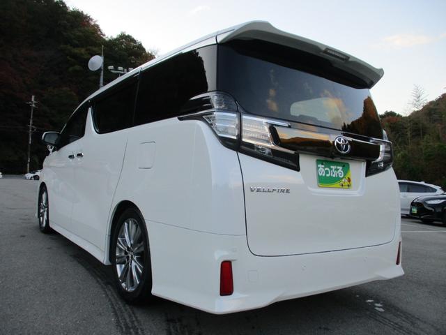 ヴェルファイア ２．５Ｚ　Ａエディション　ゴールデンアイズ　純正１０インチＳＤナビ　純正フリップダウンリアモニター　両側パワスラ　パワーバックドア　スマートキー　電子パーキング　オートホールド　クリアランスソナー　ＬＥＤライト　バックカメラ　ＢＬＩＴＺ車高調（9枚目）