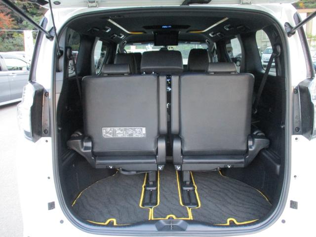 ヴェルファイア ２．５Ｚ　Ａエディション　ゴールデンアイズ　純正１０インチＳＤナビ　純正フリップダウンリアモニター　両側パワスラ　パワーバックドア　スマートキー　電子パーキング　オートホールド　クリアランスソナー　ＬＥＤライト　バックカメラ　ＢＬＩＴＺ車高調（18枚目）