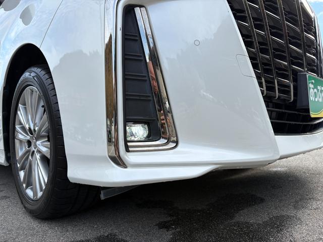 アルファード ２．５Ｓ　タイプゴールド　ワンオーナー　メーカー９インチナビ　フリップダウンリアモニター　バックカメラ　両側パワスラ　パワーバックドア　レーダークルーズ　セーフティセンス　前後ドラレコ　アルカンターラ＆合皮シート　純正１８ＡＷ（52枚目）