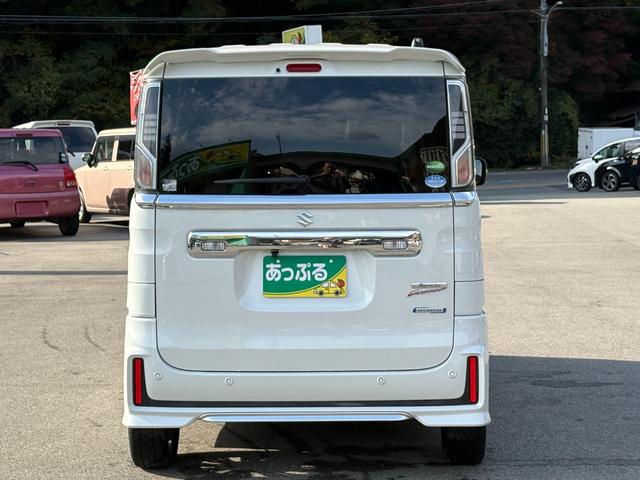 スペーシアカスタム ハイブリッドＸＳターボ　ターボ　ＫＥＮＷＯＯＤ８インチメモリーナビ　バックカメラ　両側パワスラ　レーダークルーズ　衝突軽減　ＥＴＣ　ドラレコ　ステリモ　運転席シートヒーター　リアサーキュレーター　純正１５インチアルミ（3枚目）