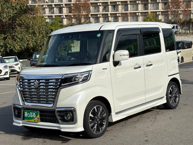 スペーシアカスタム ハイブリッドＸＳターボ　ターボ　ＫＥＮＷＯＯＤ８インチメモリーナビ　バックカメラ　両側パワスラ　レーダークルーズ　衝突軽減　ＥＴＣ　ドラレコ　ステリモ　運転席シートヒーター　リアサーキュレーター　純正１５インチアルミ（7枚目）