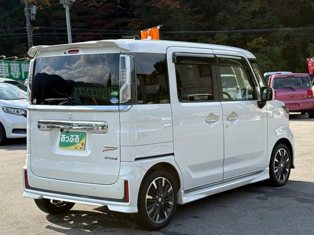 スペーシアカスタム ハイブリッドＸＳターボ　ターボ　ＫＥＮＷＯＯＤ８インチメモリーナビ　バックカメラ　両側パワスラ　レーダークルーズ　衝突軽減　ＥＴＣ　ドラレコ　ステリモ　運転席シートヒーター　リアサーキュレーター　純正１５インチアルミ（8枚目）