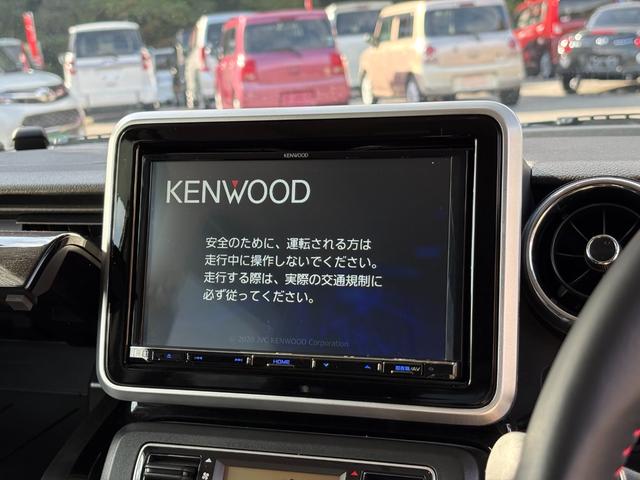 スペーシアカスタム ハイブリッドＸＳターボ　ターボ　ＫＥＮＷＯＯＤ８インチメモリーナビ　バックカメラ　両側パワスラ　レーダークルーズ　衝突軽減　ＥＴＣ　ドラレコ　ステリモ　運転席シートヒーター　リアサーキュレーター　純正１５インチアルミ（10枚目）