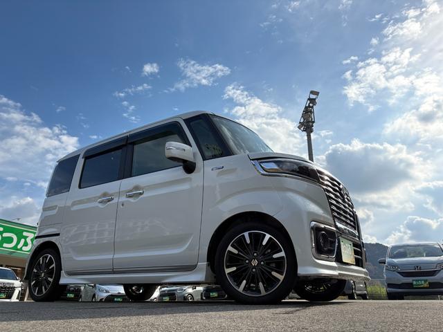 スペーシアカスタム ハイブリッドＸＳターボ　ターボ　ＫＥＮＷＯＯＤ８インチメモリーナビ　バックカメラ　両側パワスラ　レーダークルーズ　衝突軽減　ＥＴＣ　ドラレコ　ステリモ　運転席シートヒーター　リアサーキュレーター　純正１５インチアルミ（19枚目）