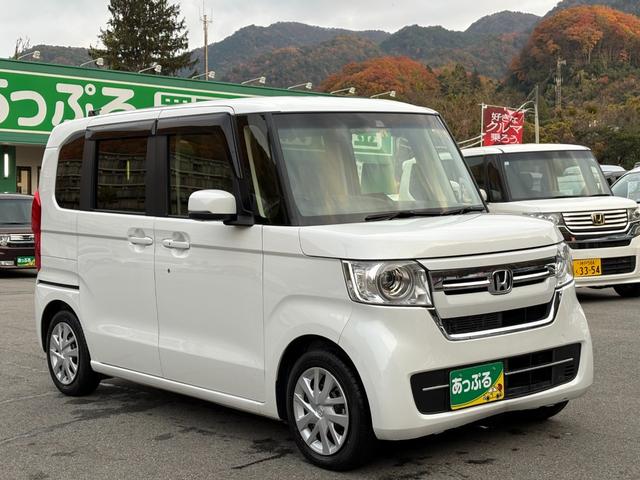 N-BOX L 純正SDナビ バックカメラ 前後ドラレコ スマートキー2個 両側パワスラ フロントシートヒーター レーダークルーズ 衝突軽減 レーンキープ クリアランスソナー LEDヘッドライト ステリモ ETC(6枚目)