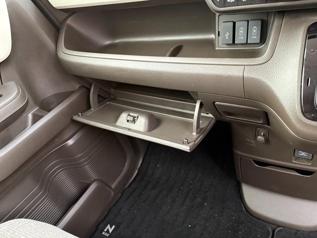 N-BOX L 純正SDナビ バックカメラ 前後ドラレコ スマートキー2個 両側パワスラ フロントシートヒーター レーダークルーズ 衝突軽減 レーンキープ クリアランスソナー LEDヘッドライト ステリモ ETC(40枚目)