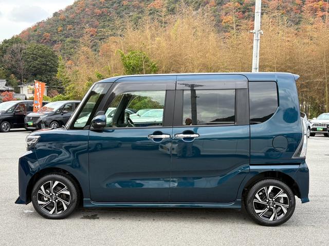 タント カスタムＸ　純正１０インチメモリーナビ　バックカメラ　ドラレコ　スマートキー２個　両側パワスラ　衝突軽減　クリアランスソナー　ＬＥＤヘッドライト　アイドリングストップ　ハーフレザーシート　純正１４インチアルミ（5枚目）