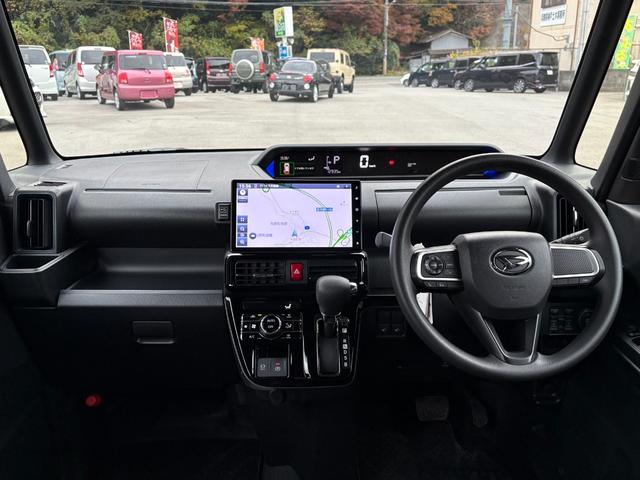 タント カスタムＸ　純正１０インチメモリーナビ　バックカメラ　ドラレコ　スマートキー２個　両側パワスラ　衝突軽減　クリアランスソナー　ＬＥＤヘッドライト　アイドリングストップ　ハーフレザーシート　純正１４インチアルミ（15枚目）