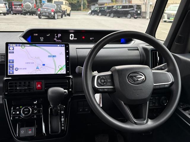 タント カスタムＸ　純正１０インチメモリーナビ　バックカメラ　ドラレコ　スマートキー２個　両側パワスラ　衝突軽減　クリアランスソナー　ＬＥＤヘッドライト　アイドリングストップ　ハーフレザーシート　純正１４インチアルミ（16枚目）