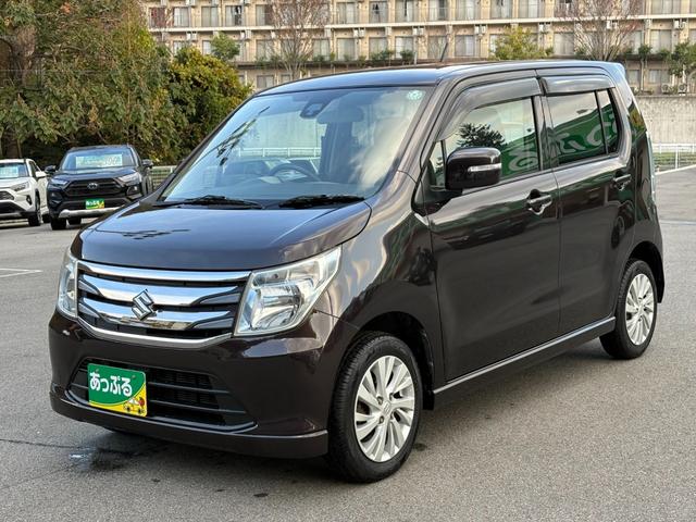 ワゴンＲ ＦＺ　社外メモリナビ（ＣＤ／ＤＶＤ／ＳＤ／ＢＴ／ワンセグ）　ＥＴＣ　スマートキー　Ｐスタート　Ａストップ　衝突軽減　横滑り防止　Ｄ席シートヒーター　オートＡＣ　ステリモ　マットバイザー　純正１４インチＡＷ（7枚目）