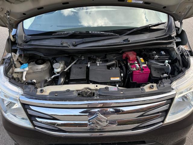 ワゴンＲ ＦＺ　社外メモリナビ（ＣＤ／ＤＶＤ／ＳＤ／ＢＴ／ワンセグ）　ＥＴＣ　スマートキー　Ｐスタート　Ａストップ　衝突軽減　横滑り防止　Ｄ席シートヒーター　オートＡＣ　ステリモ　マットバイザー　純正１４インチＡＷ（17枚目）