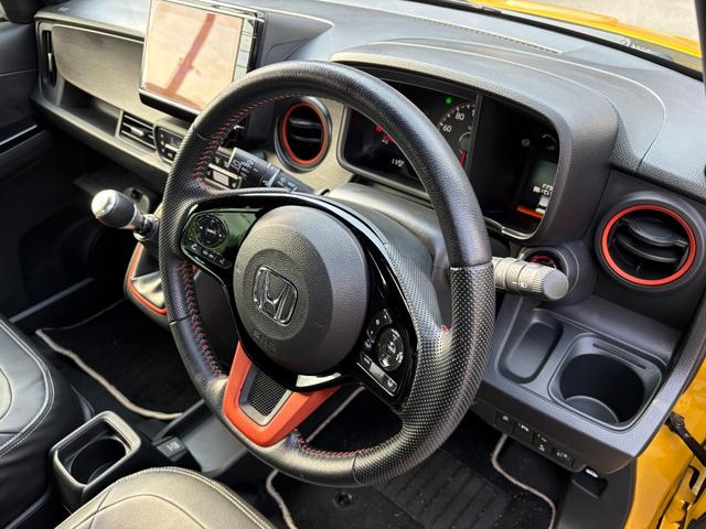 Ｎ－ＯＮＥ ＲＳ　ターボ　６ＭＴ　純正８インチメモリーナビ　バックカメラ　前後ドラレコ　ＥＴＣ　ステリモ　スマートキー　フロントシートヒーター　レーダークルーズ　衝突軽減　レーンキープ　無限１５インチアルミ（45枚目）