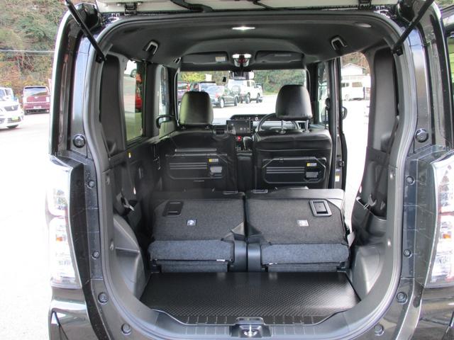 タント カスタムＲＳ　ターボ　メーカー９インチディスプレイオーディオ（ＢＴオーディオ　フルセグ）　バックカメラ　ステリモ　ドラレコ　スマートキー　両側パワスラ　フロントシートヒーター　衝突軽減　クリアランスソナー　ＬＥＤ（55枚目）