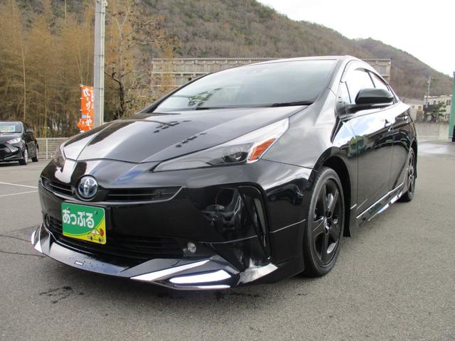 プリウス Ｓツーリングセレクション・ブラックエディション　モデリスタエアロ　メーカー８インチディスプレイオーディオ　ＢＴオーディオ対応　パノラミックビューモニター　ステリモ　ＥＴＣ　スマートキー　フロントシートヒーター　セーフティセンス　レーダークルーズ（7枚目）