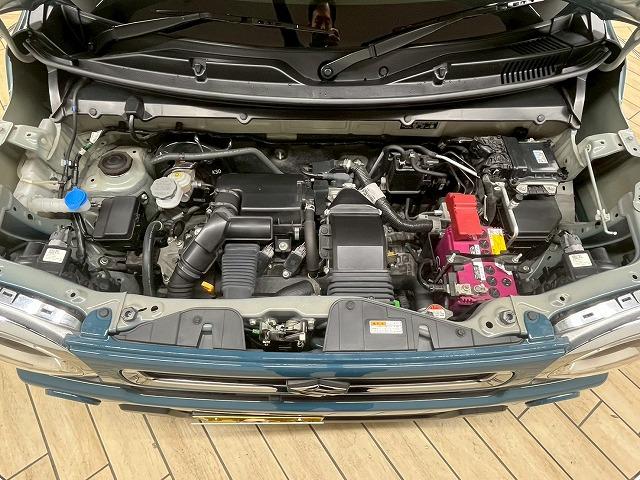 ハスラー ハイブリッドＸターボ　禁煙車／全周囲／レーダークルーズ／ＥＴＣ／シートヒーター／ダウンヒルコントロール／クリアランスソナー／パドルシフト／衝突期限／ステアリングスイッチ／アイドリングストップ／横薄縁制御装置（64枚目）