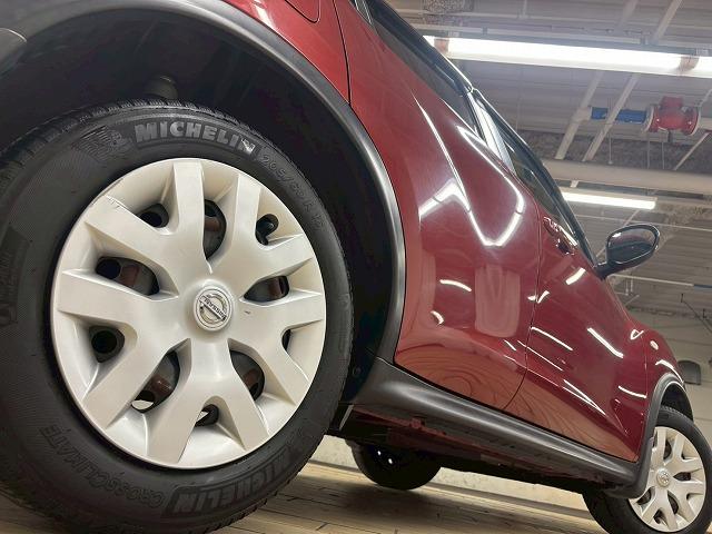 ジューク ◆１５ＲＳ　ＴｙｐｅＶ　禁煙車／バックカメラ／純正ナビ／ＥＴＣ／ＣＤ点ＤＶＤ再生／スマートキー／電動格納ミラー／横滑り制御装置／マニュアルエアコン／マニュアルライト／肘置き／ブルートゥース（57枚目）