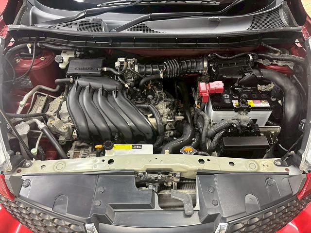 ジューク ◆１５ＲＳ　ＴｙｐｅＶ　禁煙車／バックカメラ／純正ナビ／ＥＴＣ／ＣＤ点ＤＶＤ再生／スマートキー／電動格納ミラー／横滑り制御装置／マニュアルエアコン／マニュアルライト／肘置き／ブルートゥース（61枚目）