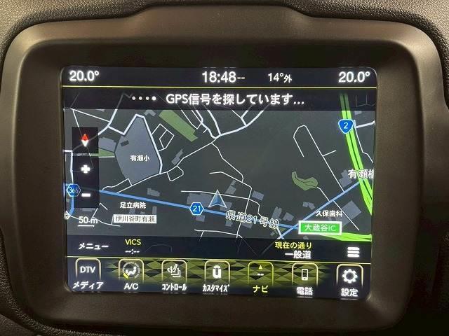 ジープ・レネゲード リミテッド　１オナ／バックカメラ／ブラインドスポット／ＥＴＣ／レーダークルーズ／シートヒーター／Ｐシート／ステアリングヒーター／フルセグ／アイドリングストップ／ディーラー車／レーンキープ（3枚目）