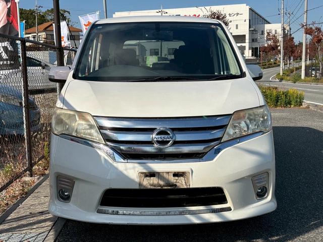 セレナ ハイウェイスター　走行距離１１００００キロ　車検整備　両側パワースライドドア　バックカメラ　ＨＤＤナビ　オートクルーズコントロール　日産純正アルミホイール　横滑り防止装置（5枚目）