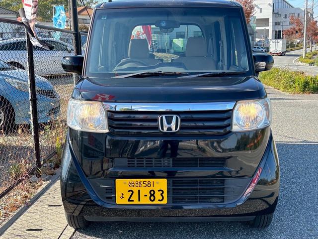 N-BOX G・Lパッケージ 走行距離110000キロ 車検整備 オートエアコン 両側スライドドア 片側電動スライドドア 電動格納ミラー エコモード ETC車載器 横滑り防止装置 ホンダ純正ホイールキャップ(3枚目)
