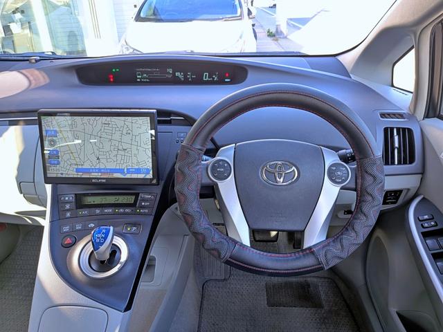 プリウス S 10型ナビフルセグ/Bカメラ/HID/ETC/禁煙/BT/HDMI/スマホ連携/フォグ/オートライト/スマートキー/純15AW/CD/DVD/ウィンカーミラー/シートリフター(22枚目)