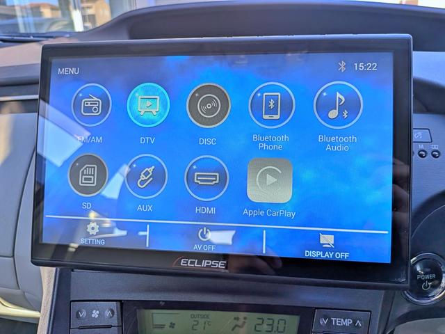 プリウス S 10型ナビフルセグ/Bカメラ/HID/ETC/禁煙/BT/HDMI/スマホ連携/フォグ/オートライト/スマートキー/純15AW/CD/DVD/ウィンカーミラー/シートリフター(27枚目)