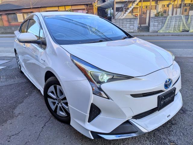 プリウス Ｓ　フルエアロ／純ナビ地デジ／ＢＴ／ＬＥＤヘッド／スマートキー／ステリモ／オートＡＣ／オートライト／ウィンカーミラー／純１５ＡＷ／ＶＳＣ／トノカバー／シートリフター／ＣＤ／ＡＵＸ（16枚目）