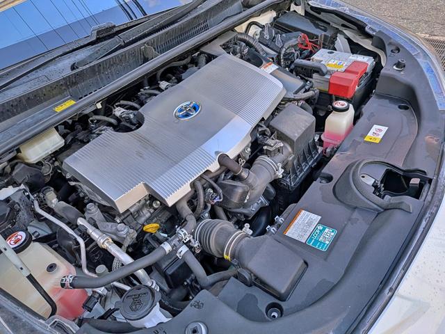 プリウス Ｓ　フルエアロ／純ナビ地デジ／ＢＴ／ＬＥＤヘッド／スマートキー／ステリモ／オートＡＣ／オートライト／ウィンカーミラー／純１５ＡＷ／ＶＳＣ／トノカバー／シートリフター／ＣＤ／ＡＵＸ（58枚目）