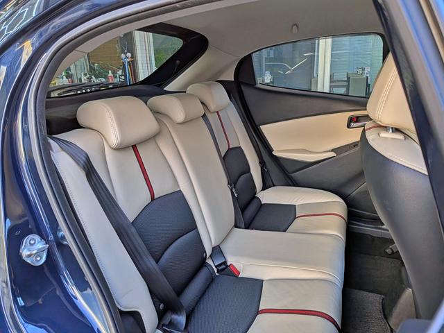 デミオ ＸＤツーリング　Ｌパッケージ　６ＭＴ／衝突軽減／純ナビ／ハーフレザー／ＨＵＤ／ＥＴＣ／クルコン／フルセグ／ＢＴ／オートＡＣ／ＬＥＤヘッド／フォグ／オートライト／ＶＤＣ／アイドリングＳＴＯＰ／純１６ＡＷ／ステリモ／リアスポイラー（49枚目）