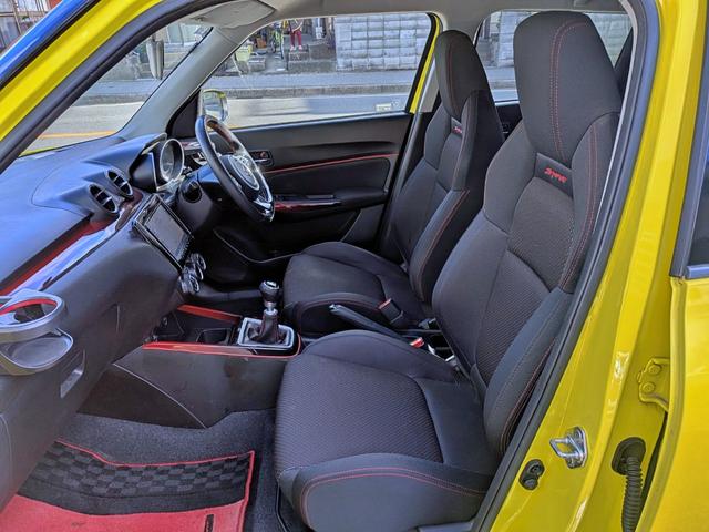 スイフトスポーツ ベースグレード　６ＭＴ／８型ナビ／ＢＴ／クルコン／シートヒーター／フルセグ／ＤＶＤ／ＵＳＢ／Ｍサーバ／オートＡＣ／純１７ＡＷ／ＥＴＣ／スマートキー／ＥＳＰ／ＬＥＤヘッド／フォグ／オートライト／ステリモ／シートリフター（41枚目）