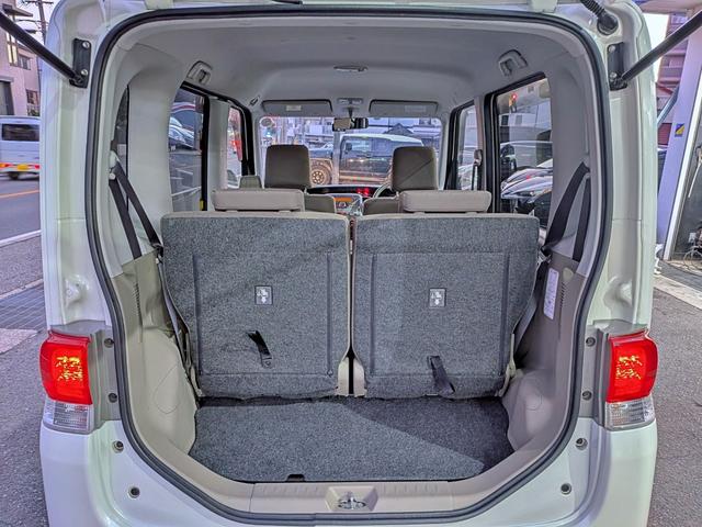 タント Ｘ　後期型／ＡＵＸ／電動スライド／ＥＴＣ／ピラーレス／禁煙／スマートキー／オートＡＣ／電格ミラー／アイドリングストップ／コラムシフト／フルフラット（50枚目）