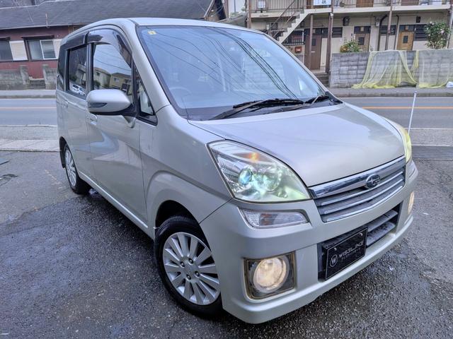 ステラ カスタムR 純HDDナビ/Bカメラ/キーレス/禁煙/HID/リアコーナーセンサー/CD/DVD/Mサーバー/フォグ/純14AW/ベンチシート/ウィンカーミラー/バニティミラー/エアコン(14枚目)