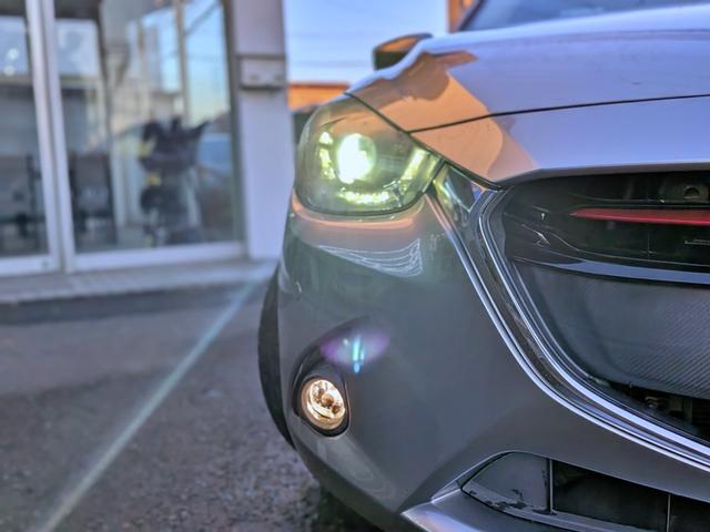 デミオ ＸＤツーリング　Ｌパッケージ　衝突軽減／１オーナー／ナビフルセグ／Ｂカメラ／ＨＵＤ／ＲＶＭ／クルコン／ＢＴ／ＵＳＢ／障害物センサー／ＶＤＣ／車線逸脱警報／パドルシフト／ＬＥＤヘッド／オートＡＣ／純１６ＡＷ／ＥＴＣ／白ハーフレザー（16枚目）