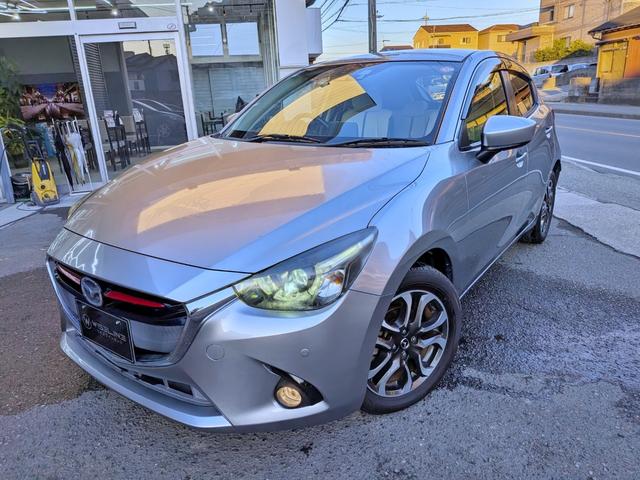 デミオ ＸＤツーリング　Ｌパッケージ　衝突軽減／１オーナー／ナビフルセグ／Ｂカメラ／ＨＵＤ／ＲＶＭ／クルコン／ＢＴ／ＵＳＢ／障害物センサー／ＶＤＣ／車線逸脱警報／パドルシフト／ＬＥＤヘッド／オートＡＣ／純１６ＡＷ／ＥＴＣ／白ハーフレザー（25枚目）