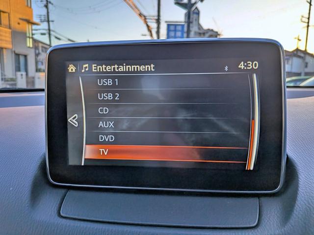 デミオ ＸＤツーリング　Ｌパッケージ　衝突軽減／１オーナー／ナビフルセグ／Ｂカメラ／ＨＵＤ／ＲＶＭ／クルコン／ＢＴ／ＵＳＢ／障害物センサー／ＶＤＣ／車線逸脱警報／パドルシフト／ＬＥＤヘッド／オートＡＣ／純１６ＡＷ／ＥＴＣ／白ハーフレザー（32枚目）