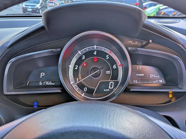 デミオ ＸＤツーリング　Ｌパッケージ　衝突軽減／１オーナー／ナビフルセグ／Ｂカメラ／ＨＵＤ／ＲＶＭ／クルコン／ＢＴ／ＵＳＢ／障害物センサー／ＶＤＣ／車線逸脱警報／パドルシフト／ＬＥＤヘッド／オートＡＣ／純１６ＡＷ／ＥＴＣ／白ハーフレザー（35枚目）