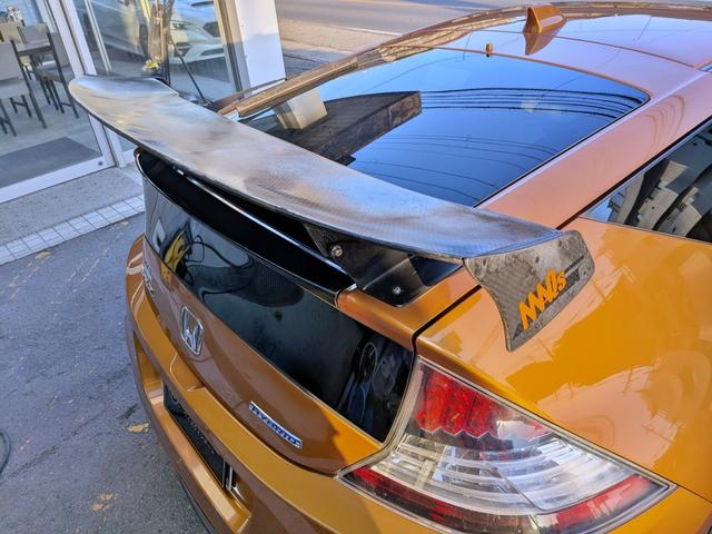 CR-Z α 6MT/ダウンサス/社外マフラー&ウィング/クルコン/スマートキー/ステリモ/HID/フォグ/オートライト/オートAC/CD/AUX/外17AW/外タワーバー/VSA/バニティミラー/ウィンカーミラー(7枚目)