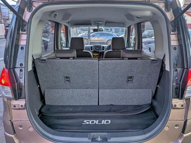 ソリオ Ｘ　ＵＳＢ／Ｂカメラ／電動スライド／スマートキー／禁煙／ＡＵＸ／純ＣＤ／オートＡＣ／助手席アンダーボックス／ステリモ／純１４ＡＷ／バニティミラー／シートリフター（48枚目）
