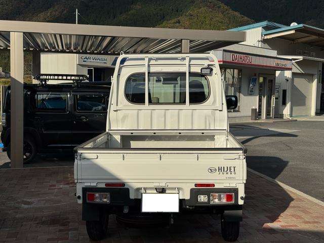 ハイゼットトラック ジャンボエクストラ　ジャンボエクストラ　４ＷＤ　ドライブレコーダー　ＬＡＮＢＯステアリング　電動格納ミラー　クリアランスソナー　アイドリングストップ　スマートアシスト　記録簿あり　キーフリー　盗難防止システム（4枚目）