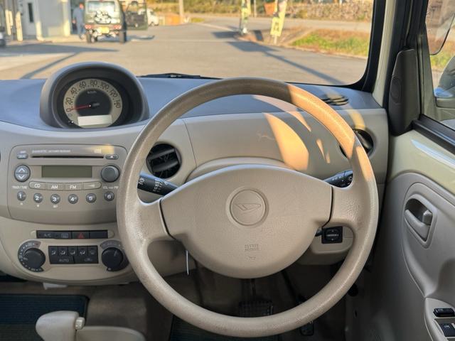 エッセ X X 走行58548キロ 4AT キーレス 電動格納ミラー パワーウィンドウ ドアバイザー 純正CD・FM/AMラジオ AC スペアタイヤ ワンオーナー 禁煙車 記録簿(9枚目)