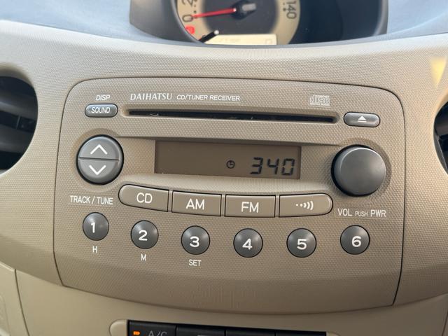 エッセ X X 走行58548キロ 4AT キーレス 電動格納ミラー パワーウィンドウ ドアバイザー 純正CD・FM/AMラジオ AC スペアタイヤ ワンオーナー 禁煙車 記録簿(19枚目)