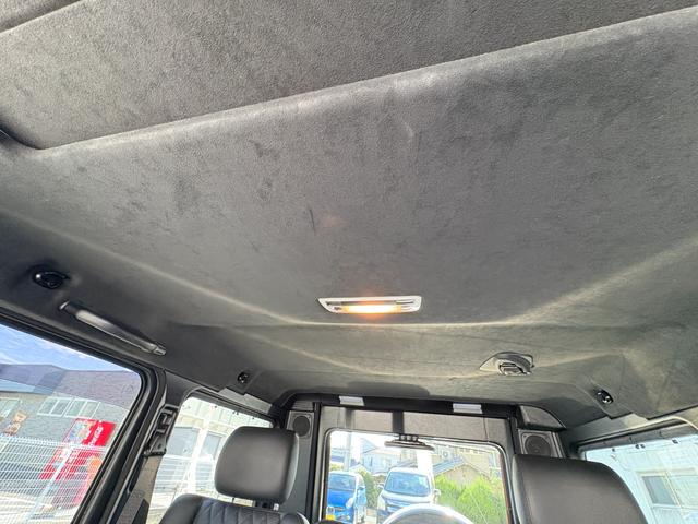 Gクラス G63 デジーノエクスクルーシブパッケージ サンルーフ HarmanKardonサウンド シートベンチレーション レッドキャリパー ACC カーボンインテリア フルセグTV ドライブレコーダー 黒レザー(38枚目)