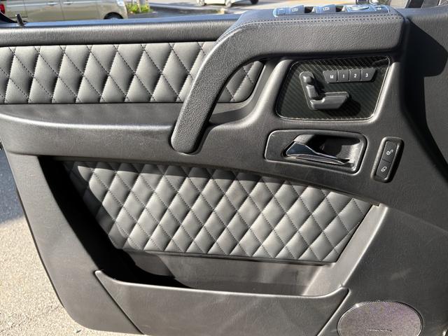 Gクラス G63 デジーノエクスクルーシブパッケージ サンルーフ HarmanKardonサウンド シートベンチレーション レッドキャリパー ACC カーボンインテリア フルセグTV ドライブレコーダー 黒レザー(41枚目)