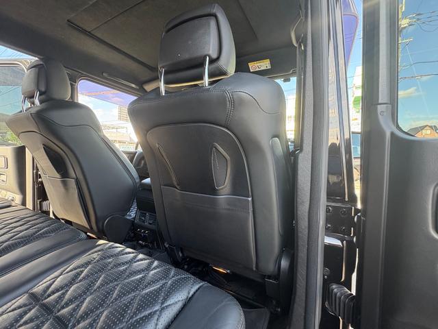 Gクラス G63 デジーノエクスクルーシブパッケージ サンルーフ HarmanKardonサウンド シートベンチレーション レッドキャリパー ACC カーボンインテリア フルセグTV ドライブレコーダー 黒レザー(47枚目)