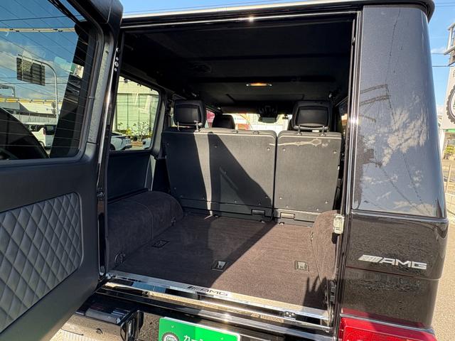 Gクラス G63 デジーノエクスクルーシブパッケージ サンルーフ HarmanKardonサウンド シートベンチレーション レッドキャリパー ACC カーボンインテリア フルセグTV ドライブレコーダー 黒レザー(51枚目)