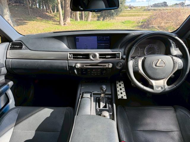GS GS250 Fスポーツ 純正ナビ 黒革シート ローダウン バックカメラ シートヒーター ベンチレーション パワーシート パワートランク ETC フルセグTV パドルシフト Bluetoothオーディオ LEDヘッドライト(5枚目)