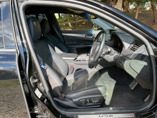 GS GS250 Fスポーツ 純正ナビ 黒革シート ローダウン バックカメラ シートヒーター ベンチレーション パワーシート パワートランク ETC フルセグTV パドルシフト Bluetoothオーディオ LEDヘッドライト(20枚目)